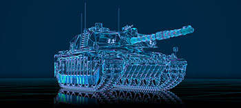 Challenger tank graphic