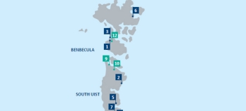 Map of Hebrides