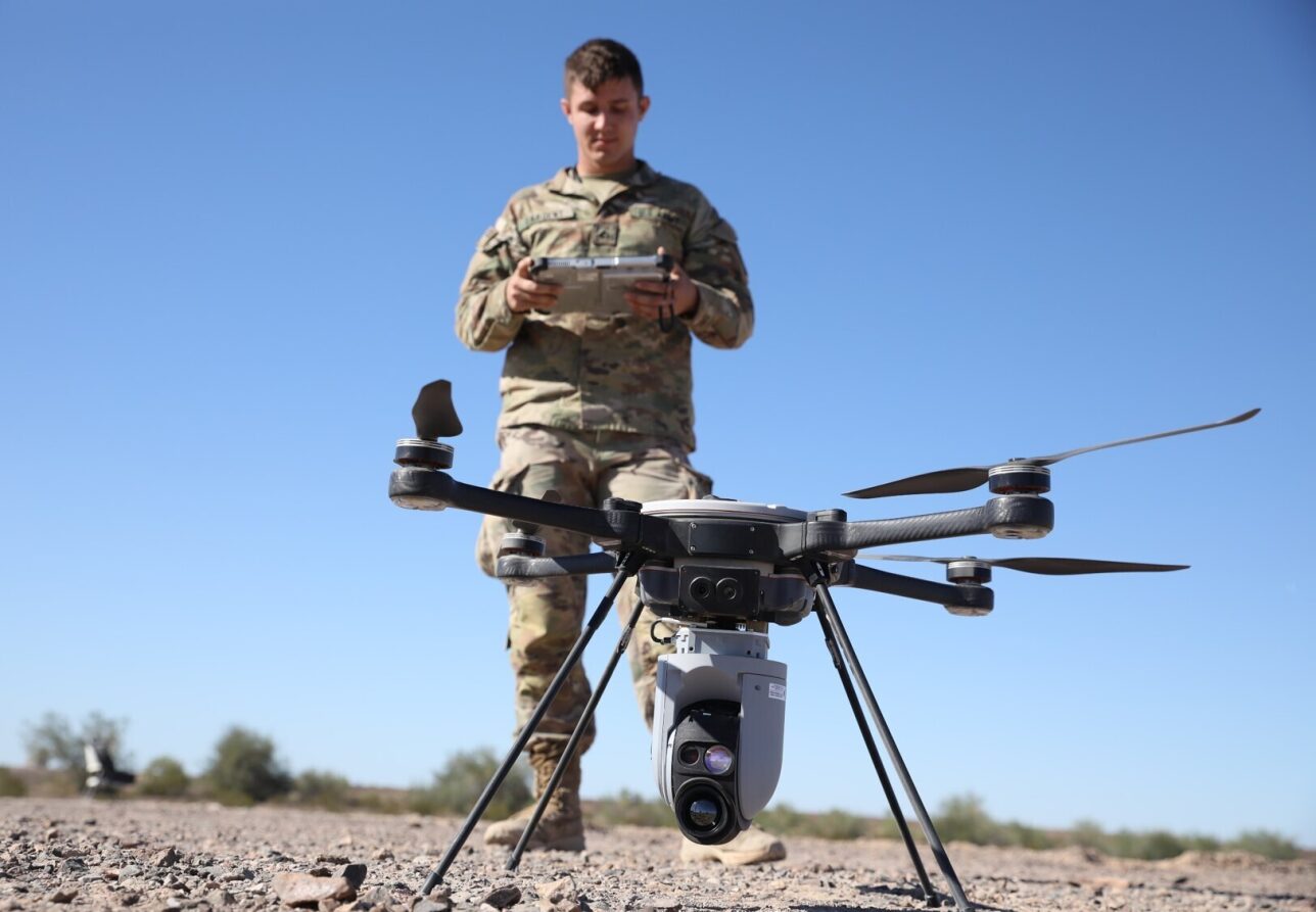 QinetiQ US's Multi-Domain Autonomous Systems image showing one of QinetiQ's drones in action