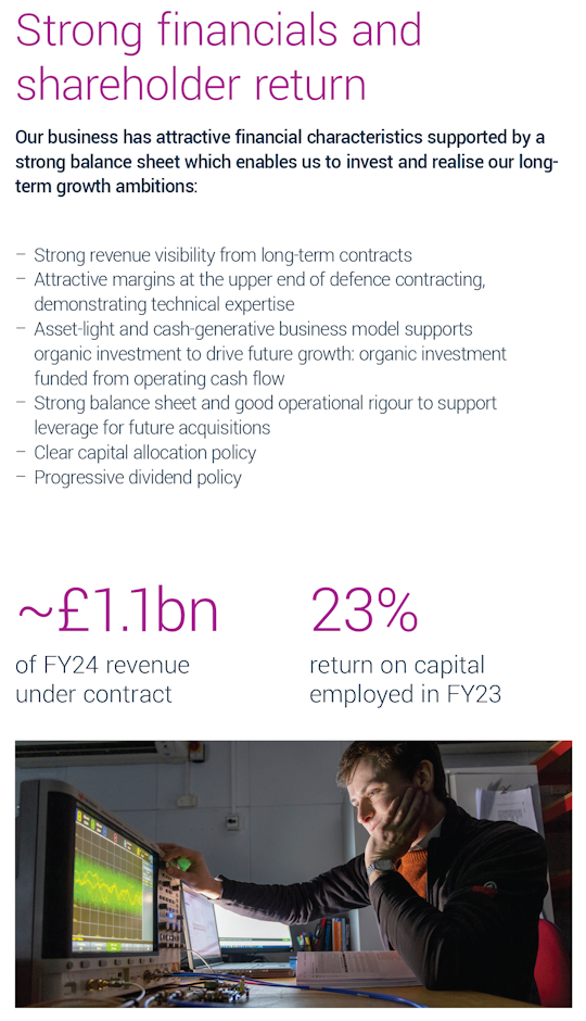 Strong financials and shareholder return