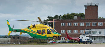 Air Ambulance at Boscombe Down for 4G