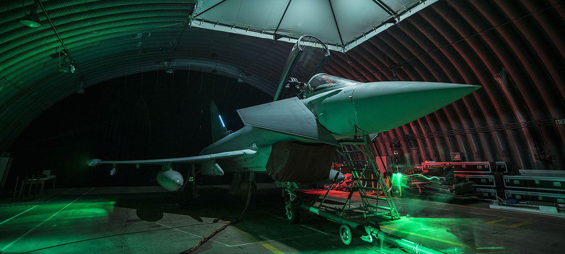 Typhoon in Night Vision Systems Test House
